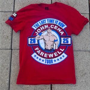 WWE Red John Cena Farewell Tour Shirt